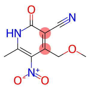 1,2-DIHYDRO-4-(METHOXYMETHYL)-6-METHYL-5-NITRO-2-OXONICOTINONITRILE