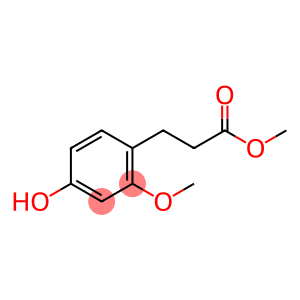 Benzenepropanoic acid, 4-hydroxy-2-methoxy-, methyl ester
