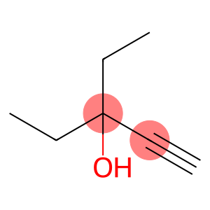 3-Aethyl-pentin-(1)-ol-(3)