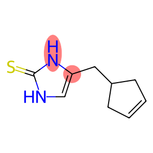2H-Imidazole-2-thione,  4-(3-cyclopenten-1-ylmethyl)-1,3-dihydro-