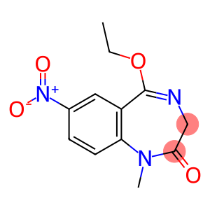 2H-1,4-Benzodiazepin-2-one, 5-ethoxy-1,3-dihydro-1-methyl-7-nitro-