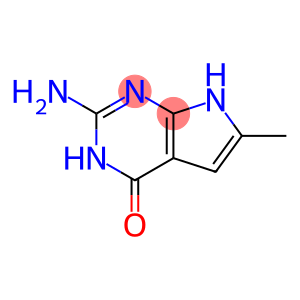 2-Amino-6-methyl-3,4-dihydro-4-oxo-7H-pyrrolo[2,3-d]pyrimidine