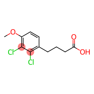 2,3-dichloro-4-methoxybenzenebutanoic acid