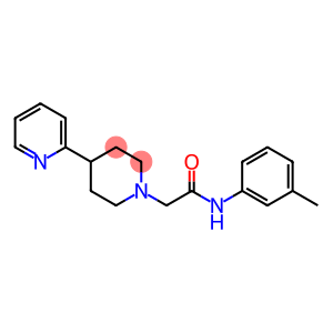 N-(3-methylphenyl)-4-(2-pyridinyl)-1-Piperidineacetamide