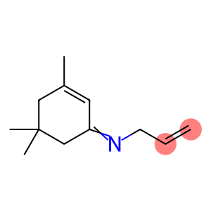 3,5,5-trimethyl-N-prop-2-enyl-cyclohex-2-en-1-imine