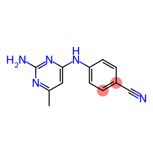4-[(2-amino-6-methyl-pyrimidin-4-yl)amino]benzonitrile