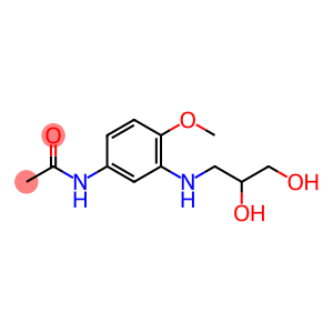 N-[3-[(2,3-dihydroxypropyl)amino]-4-methoxyphenyl]acetamide