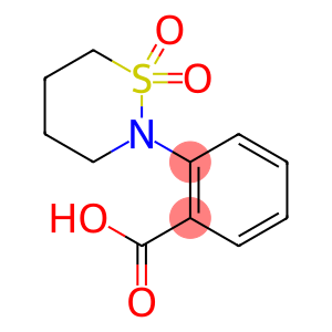 2-(1,1-Dioxido-1,2-thiazinan-2-yl)benzoic acid