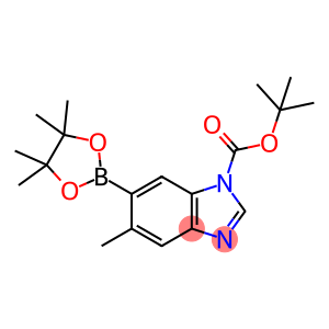 5-甲基-6-(4,4,5,5-四甲基-1,3,2-二氧硼烷-2-基)-1H-苯并[d]咪唑-1-羧酸叔丁酯