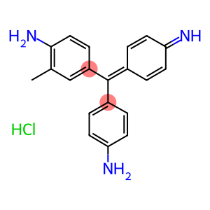 4-[bis(4-aminophenyl)methylidene]-2-methylcyclohexa-2,5-dien-1-iminium chloride
