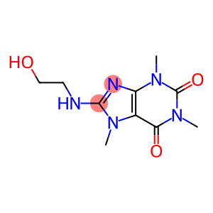 1H-Purine-2,6-dione, 3,7-dihydro-8-[(2-hydroxyethyl)amino]-1,3,7-trimethyl-