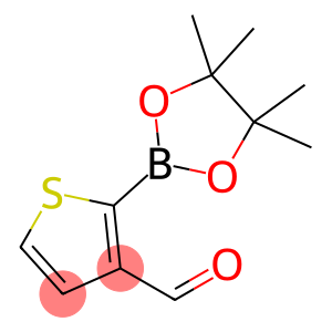 2-(4,4,5,5-tetramethyl-1,3,2-dioxaborolan-2-yl)thiophene-3-carbaldehyde