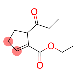 1-Cyclopentene-1-carboxylic acid, 5-(1-oxopropyl)-, ethyl ester