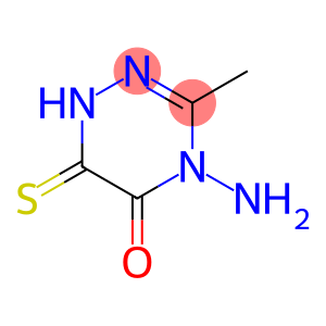 1,2,4-Triazin-5(4H)-one, 4-amino-1,6-dihydro-3-methyl-6-thioxo-