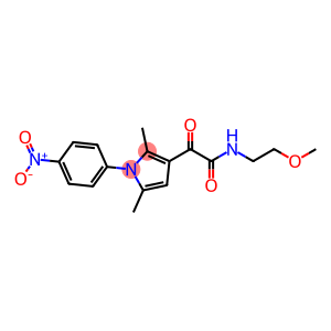2-[2,5-dimethyl-1-(4-nitrophenyl)-1H-pyrrol-3-yl]-N-(2-methoxyethyl)-2-oxoacetamide