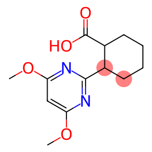 Cyclohexanecarboxylic acid, 2-(4,6-dimethoxy-2-pyrimidinyl)-