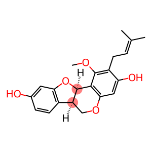 (6aR)-6aα,11aα-Dihydro-1-methoxy-2-(3-methyl-2-butenyl)-6H-benzofuro[3,2-c][1]benzopyran-3,9-diol