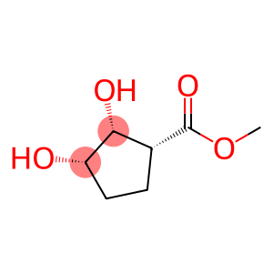 Cyclopentanecarboxylic acid, 2,3-dihydroxy-, methyl ester, (1R,2R,3S)-rel-