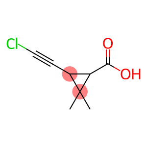 Cyclopropanecarboxylic acid, 3-(2-chloroethynyl)-2,2-dimethyl-