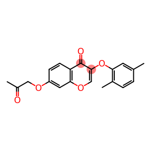 3-(2,5-dimethylphenoxy)-7-(2-oxopropoxy)-4H-chromen-4-one