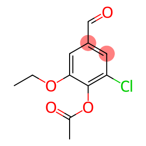 (2-chloro-6-ethoxy-4-methanoyl-phenyl) ethanoate