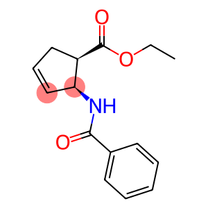 3-Cyclopentene-1-carboxylicacid,2-(benzoylamino)-,ethylester,(1R,2S)-rel-