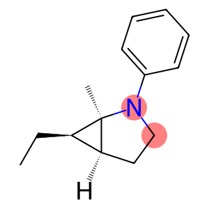 2-Azabicyclo[3.1.0]hexane,6-ethyl-1-methyl-2-phenyl-,(1R,5S,6R)-rel-(9CI)
