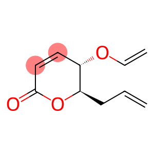 2H-Pyran-2-one,5-(ethenyloxy)-5,6-dihydro-6-(2-propenyl)-,(5S,6R)-(9CI)