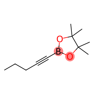 4,4,5,5-tetraMethyl-2-(pent-1-yn-1-yl)-1,3,2-dioxaborolane