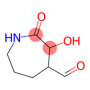 1H-Azepine-4-carboxaldehyde, hexahydro-3-hydroxy-2-oxo- (9CI)