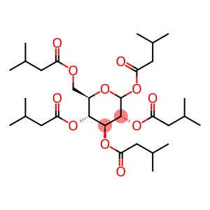 1-O,2-O,3-O,4-O,6-O-Pentakis(3-methyl-1-oxobutyl)-D-glucopyranose