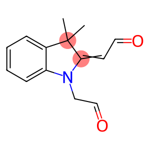 2,3-Dihydro-3,3-dimethyl-2-(2-oxoethylidene)-1H-indole-1-acetaldehyde