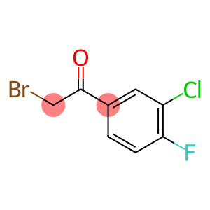 2-bromo-1-(3-chloro-4-fluorophenyl)ethanone