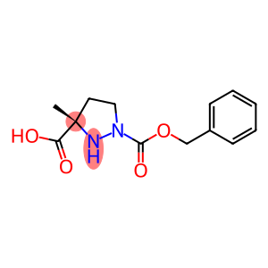 1,3-Pyrazolidinedicarboxylic acid, 3-methyl 1-(phenylmethyl) ester, (3S)-