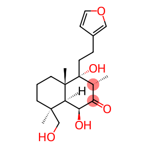 (1S)-4-[2-(3-Furyl)ethyl]-3,4,4a,5,6,7,8,8aβ-octahydro-1α,4β-dihydroxy-8α-(hydroxymethyl)-3α,4aα,8-trimethylnaphthalen-2(1H)-one