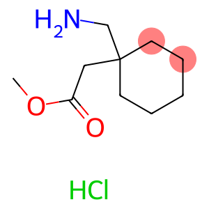 Cyclohexaneacetic acid, 1-(aminomethyl)-, methyl ester, hydrochloride