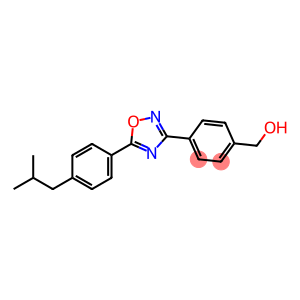 (4-(5-(4-isobutylphenyl)-1,2,4-oxadiazol-3-yl)phenyl)methanol