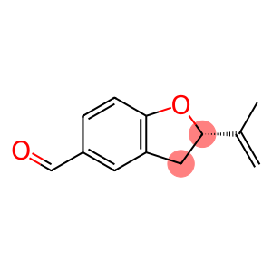 5-Benzofurancarboxaldehyde, 2,3-dihydro-2-(1-methylethenyl)-, (2S)-