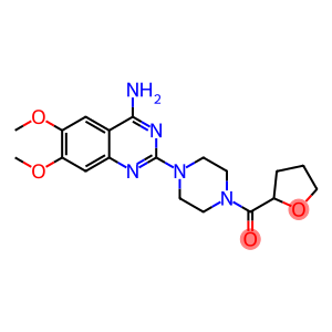 [4-(4-amino-6,7-dimethoxy-quinazolin-2-yl)piperazin-1-yl]-tetrahydrofuran-2-yl-methanone chloride dihydrate