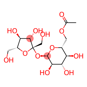 acetic acid [6-[[3,4-dihydroxy-2,5-bis(hydroxymethyl)-2-oxolanyl]oxy]-3,4,5-trihydroxy-2-oxanyl]methyl ester