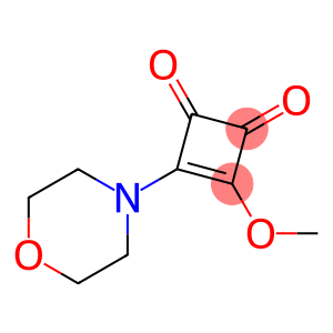 3-Cyclobutene-1,2-dione, 3-methoxy-4-(4-morpholinyl)-