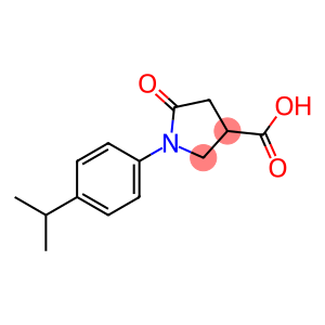 1-(4-isopropylphenyl)-5-oxo-3-pyrrolidinecarboxylic acid