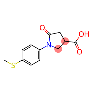 1-[4-(METHYLTHIO)PHENYL]-5-OXOPYRROLIDINE-3-CARBOXYLIC ACID