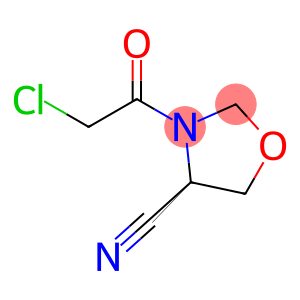 4-Oxazolidinecarbonitrile, 3-(chloroacetyl)-, (4R)- (9CI)