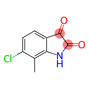 6-氯-7-甲基-1H-吲哚-2,3-二酮