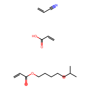 2-Propenoic acid, polymer with isooctyl 2-propenoate and 2-propenenitrile