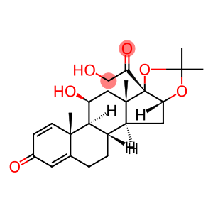 11BETA,21-二羟基-16ALPHA,17ALPHA-(亚异丙基二氧基)孕甾-1,4-二烯-3,20-二酮