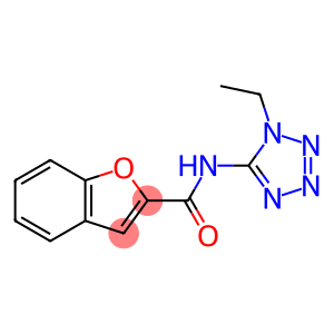 2-Benzofurancarboxamide,N-(1-ethyl-1H-tetrazol-5-yl)-(9CI)