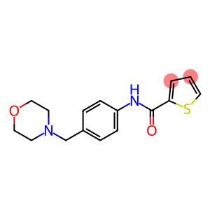 N-[4-(morpholin-4-ylmethyl)phenyl]thiophene-2-carboxamide