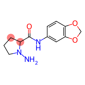 2-Pyrrolidinecarboxamide,1-amino-N-1,3-benzodioxol-5-yl-(9CI)